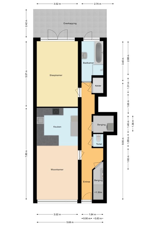 mediumsize floorplan